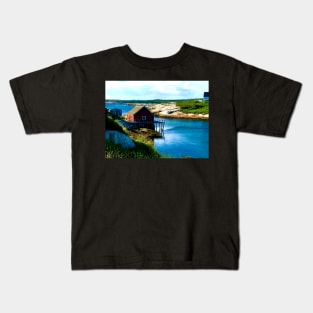 Peggy’s Cove, Nova Scotia Kids T-Shirt